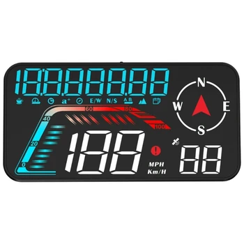 094D G12 Сигнализация превышения скорости Дисплей на приборной панели Спидометр Скорость Часы Время