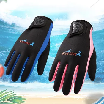 1,5 мм Неопреновые перчатки для плавания с аквалангом, противоскользящие холодостойкие перчатки для гидрокостюма, взрослые Женщины, мужчины, Подводное плавание, серфинг, водные виды спорта