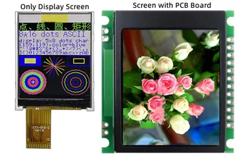 1,77-дюймовый 10PIN/12PIN 262K Цветной TFT ЖК-дисплей Модуль экрана ST7735S Drive IC 128 (RGB) * 160 SPI Интерфейс