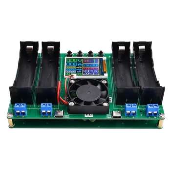 1 ШТ 18650 Тестер емкости литиевой батареи Автоматический тестер внутреннего сопротивления мАч Цифровой модуль детектора заряда батареи Зеленый