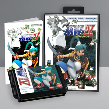 16-разрядная игровая карта Monster World MW IV с инструкцией по эксплуатации для картриджа игровой консоли Sega Megadrive