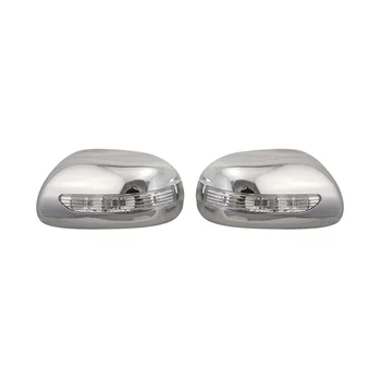 2 упаковки 2009-2013 для автомобилей, Хромированная боковая светодиодная подсветка, накладка на зеркало, молдинг