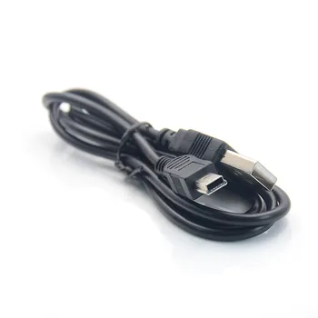 2000 шт./лот 80 см mini usb Mini 5 Pin B Зарядное Устройство Для Передачи Данных Кабель Для Зарядки Шнур Адаптер Mini USB Адаптер для MP3 MP4 Плеера