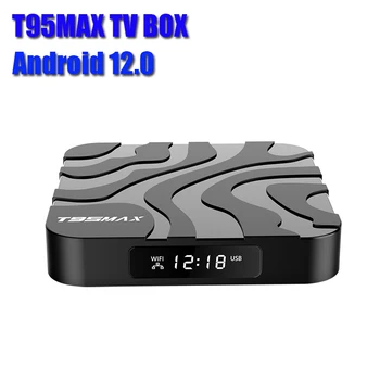 2023 T95 MAX Android 12 TV BOX 6K Smart Android TV BOX Allwinner h618 Двухдиапазонный Wifi 5G 1080P BT 6K Медиаплеер Телеприставка