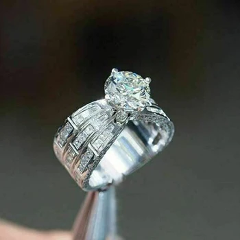 2023 Креативные обручальные кольца в форме банта, Женские кольца с кубическим цирконием, подарок на годовщину свадьбы, модные украшения