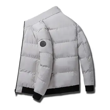 2023 новая мужская тонкая стеганая куртка с подкладкой, осенне-зимняя пуховая куртка, повседневное мужское молодежное модное теплое пальто