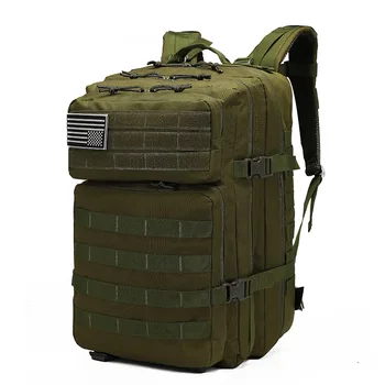 45-литровый тактический рюкзак, женские походные рюкзаки для кемпинга, военная унисекс Мужская Камуфляжная водонепроницаемая штурмовая сумка Molle