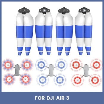 8747F Пропеллер для Air, 3 цвета, складной реквизит, лезвие, легкие крыльчатые вентиляторы, Пропеллеры, чехол для аксессуаров дрона DJI Air 3