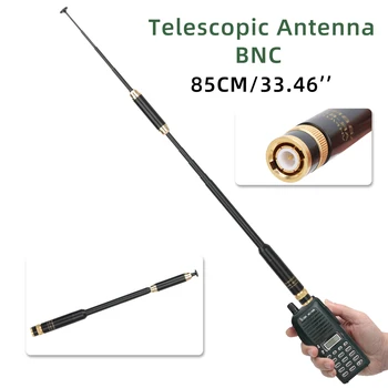 ABBREE AR-800 BNC Двухдиапазонная Телескопическая Антенна VHF/UHF 144/430 МГц Для Портативной Рации Baofeng TYT Wonxun Аксессуары Для Радиолюбителей