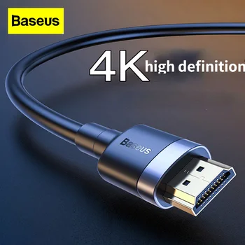 Baseus Same Screen 4kHDMI Кабельный ТВ-адаптер Черный для Проекторов и Ноутбуков Линия HDMI Линия Преобразования дисплея высокой четкости