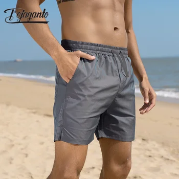 BOLUBAO 2023 Уличные повседневные шорты для мужчин, однотонные пляжные брюки с большим карманом и пятью точками, Высококачественные дизайнерские шорты для мужчин