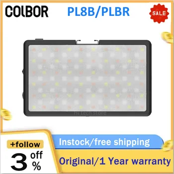 Colbor PL8B LED Video Light Camera Light Полноцветный Перезаряжаемый 5000 мАч С Регулируемой Яркостью 2500-9000K Panel Light Лампа для Фотостудии