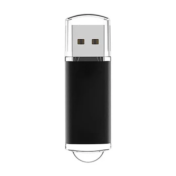 CW10029 USB Флэш-накопитель USB 2.0 Флешка из цинкового сплава с прозрачной крышкой