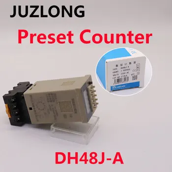 DH48J-A 11-контактный AC220V AC380V AC/DC24V Контактный Сигнальный вход Цифрового Счетного реле серии DH48J-A Счетное реле