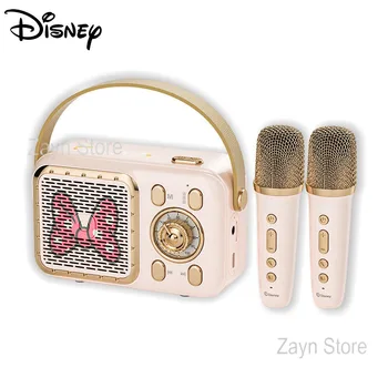 Disney Minnie Lotso Winnie Беспроводное Bluetooth-аудио Ktv Kara Ok HiFi Стерео Интеллектуальный голос Симпатичный портативный динамик с микрофоном