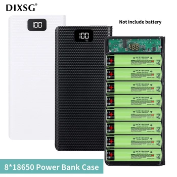 DIY 18650 Аккумулятор Power Bank Чехол Зарядный Ящик Для Хранения 5 В Двойной USB Type C Держатель Батареи Box PD QC3.0 Быстрая Зарядка Для смартфона