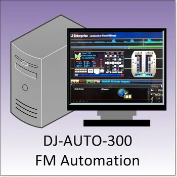 DJ-AUTO-300 FM Аудио Программное обеспечение для автоматической трансляции и системы управления Компьютерное рабочее место для радиостанции в помещении с кондиционером