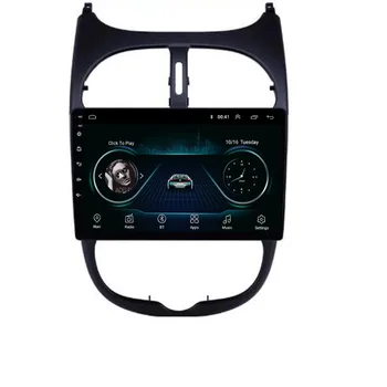 GPS навигационная система для Peugeot 206 2001 - 2008 2 дин Android 5г WiFi автомобильный мультимедийный плеер Авто Радио стерео головное устройство