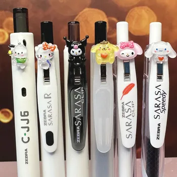 Kawaii Hello Kitty Kuromi Cinnamoroll 0,5 мм Гелевая Ручка Аниме Sanrio My Melody Press Pen Girl Heart Ручка Для Письма Школьные Принадлежности