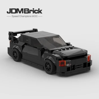 MOC Building Block Racing Speed Series 8-решетчатый JDM EVO с высокопроизводительной комбинацией высокой сложности