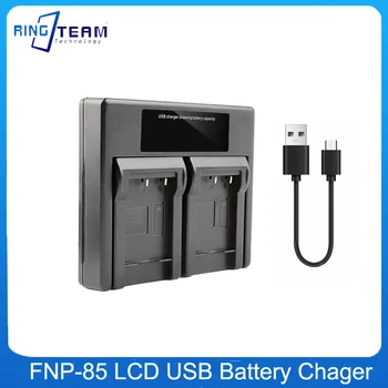 NP-85 FNP-85 CB-170 ЖК-USB Двойное Зарядное Устройство для Цифровой камеры FujiFilm FinePix S1 SL240 SL260 SL280 SL300 SL305 SL1000