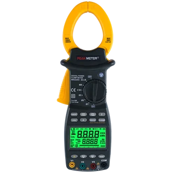 Peakmeter PM2203 измеритель мощности Зажимной Трехфазный Цифровой С Измерением T - RMS Сертификация RS232 Активная Мощность, Коэффициент Мощности