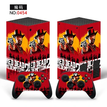Red Dead Redemptio Для Xbox Series X Скин-наклейка Для Xbox Series X Пвх-скины Для Xbox Series X Виниловая Наклейка Защитные Скины 1