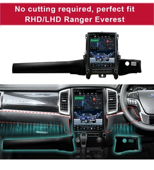 RHD-LHD Android Tesla Мультимедийный Стерео Для Ford Everest Ranger 2015 2016 2017 2018 2019 2020 2021 Автомобильный GPS Navi Плеер Головное Устройство