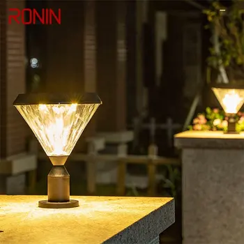 RONIN Solar Classic Wall Outdoor Light Светодиодный водонепроницаемый светильник на столбе для дома, патио, веранды