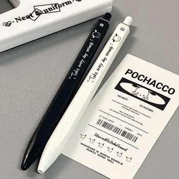 Sanrio Cute Cartoon Pachacco Square Pen Press Нейтральная кисть тематическая ручка Студенческие принадлежности Подарочные Оптовые поставки школьных канцелярских принадлежностей