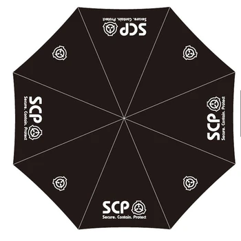 SCP Foundation Umbrella Дождливый Солнечный Складной Зонт Анти-УФ Ветрозащитный Высококачественный Зонт Для подарка любимому