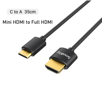 SmallRig Ультратонкий Высокоскоростной 4K Mini HDMI-HDMI кабель C-A/D-A/35 см/55 см для Sony/Nikon/Canon 3040/3041/3042/3043