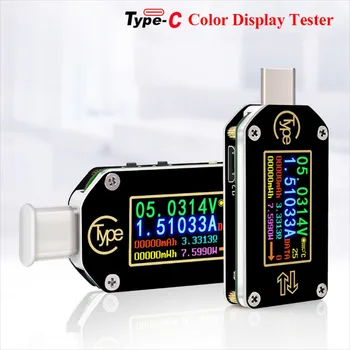 TC66/TC66C Детектор быстрой зарядки PD USB-C Вольтметр Амперметр Измеритель напряжения Тока Type-C Мультиметр USB-тестер Мультиметр