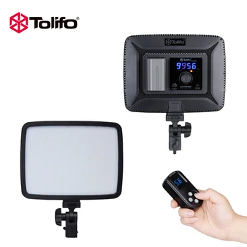 Tolifo PT-F36B Photography Led Video Light Двухцветная Ультратонкая Панельная Лампа 3200-5600K с Дистанционным Управлением 2.4G для Студии на открытом воздухе