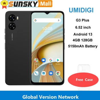 UMIDIGI G3 Plus 4 ГБ 128 ГБ Аккумулятор 5150 мАч Face ID 6,52 