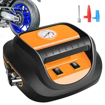 Автоматический автомобильный воздушный насос для накачки шин, портативный компрессор 12 В, умный цифровой беспроводной автомобильный насос для накачки шин для автомобиля, велосипеда, лодки