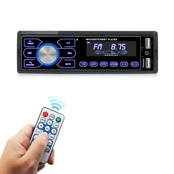 Автомобильное стерео радио Bluetooth5.0 В Приборной панели Головного устройства FM-радио MP3-плеер Приемник AUX Вход TF USB Порт Цифровое Радио Громкой связи