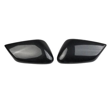 Автомобильные чехлы для зеркал заднего вида из углеродного волокна, крышка бокового зеркала заднего вида для KIA EV6 2021 2022 LHD