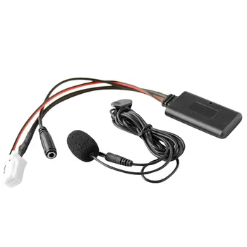 Автомобильный Bluetooth 5.0 Аудиокабель с входом Aux, микрофон, адаптер громкой связи, 8-контактный разъем для Sylphy Tiida Geniss