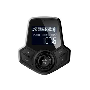 Автомобильный MP3-Плеер QC3.0 USB Быстрое Автомобильное Зарядное Устройство Bluetooth MP3-Плеер FM-Передатчик Беспроводной Громкой Связи Прямая Доставка