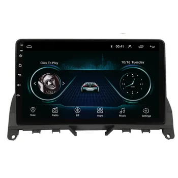 Автомобильный мультимедийный плеер 4G + 64G Android 12 для Benz C Class 3 W204 S204 2006-TPMS DAB + OBD2 DVD