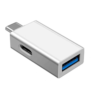 Адаптер USB C Type C к разъему USB-адаптера с зарядным портом OTG-адаптер