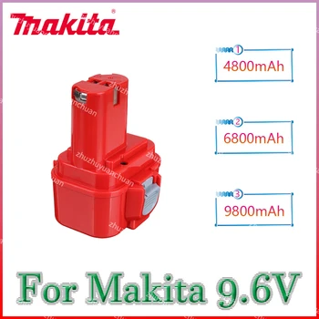 Аккумуляторные батареи емкостью 4800 мАч для электроинструмента Makita с шуруповертом 9.6В Bateria PA09 9120 9122 9134 Аккумулятор для шуруповерта
