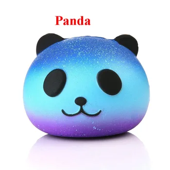 Аниме Милая панда, мяч-антистресс, игрушка для снятия стресса, замедляющая рост, сжимающая, ослабляющая давление, игрушки, торт, Олень, животное для детей