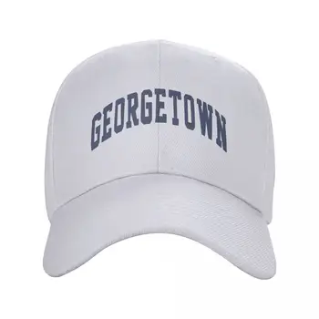 Бейсболка с надписью университета Джорджтауна, детская кепка, женская пляжная кепка с защелкивающимся козырьком, мужская кепка