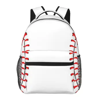Бейсбольный мяч, кружевной рюкзак, Женский Мужской рюкзак большой емкости, дорожная сумка на открытом воздухе, Повседневный рюкзак