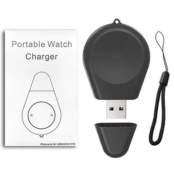 Беспроводное зарядное устройство USB-док-станция для зарядки смарт-часов, магнитный адаптер, портативный разъем питания для Galaxy Watch 6 5 4 3 Аксессуары