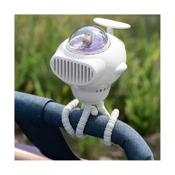 Вентилятор Ручной Настольный Безлистный Детская Тележка Маленький Вентилятор Бытовой Наружный Вентилятор для качания головой
