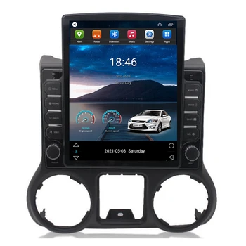 Вертикальный Плеер Tesla Style Автомобильный Радиоприемник Android 12,0 Для Jeep Wrangler 9,7 ‘GPS Навигация Резервная Камера Стерео Мультимедийный Плеер