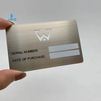 визитная карточка из металла с серебряным покрытием для gold business